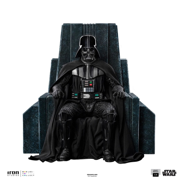 New Project 25 – Statue Darth Vader on Throne - Star Wars - Legacy Replica 1/4 - Iron Studios PRE ORDER – Cosmic Comics