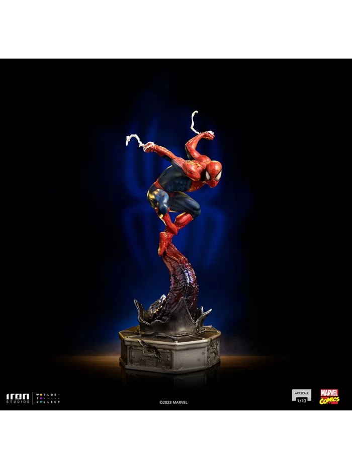 208620 1536 2048 – Iron Studios Spiderman REGULAR - Spider-man vs Villains - Art Scale 1/10 Scale Statue PRE ORDER – Cosmic Comics
