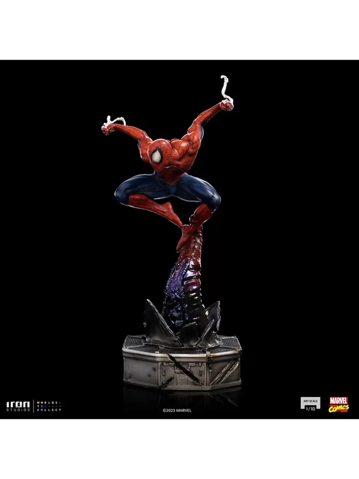 208621 1536 2048 – Iron Studios Spiderman REGULAR - Spider-man vs Villains - Art Scale 1/10 Scale Statue PRE ORDER – Cosmic Comics