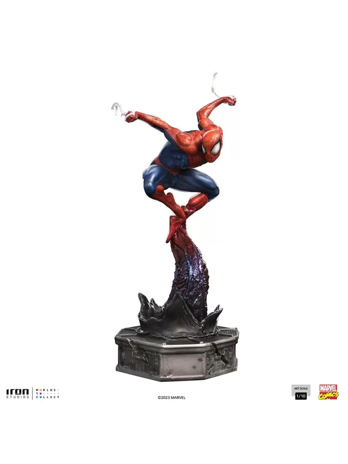 208632 1536 2048 – Iron Studios Spiderman REGULAR - Spider-man vs Villains - Art Scale 1/10 Scale Statue PRE ORDER – Cosmic Comics